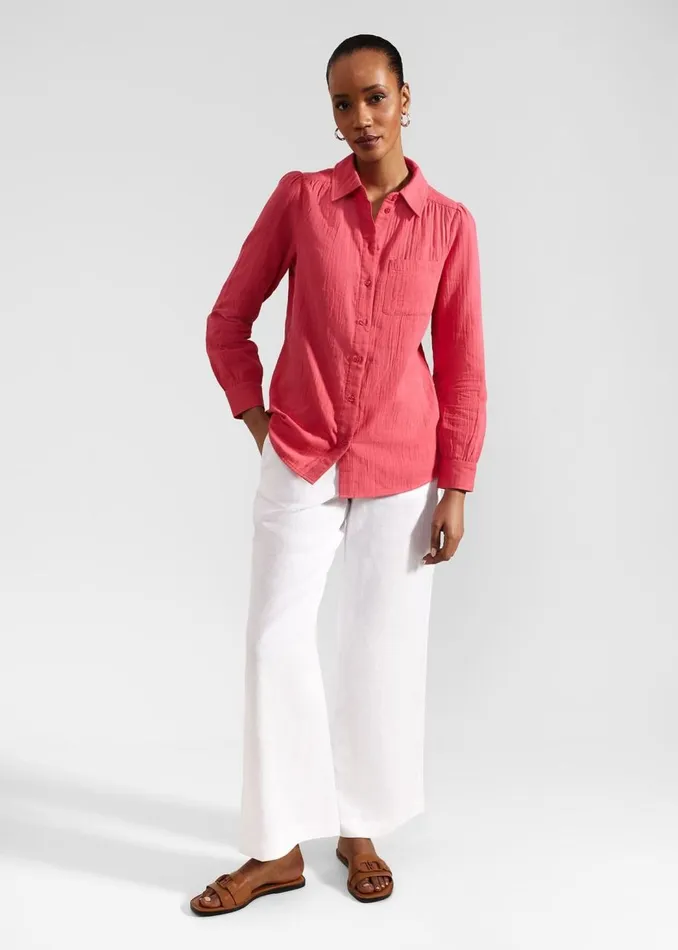 Tops Women HOBBS Jamie Shirt Wild Berry Pink
