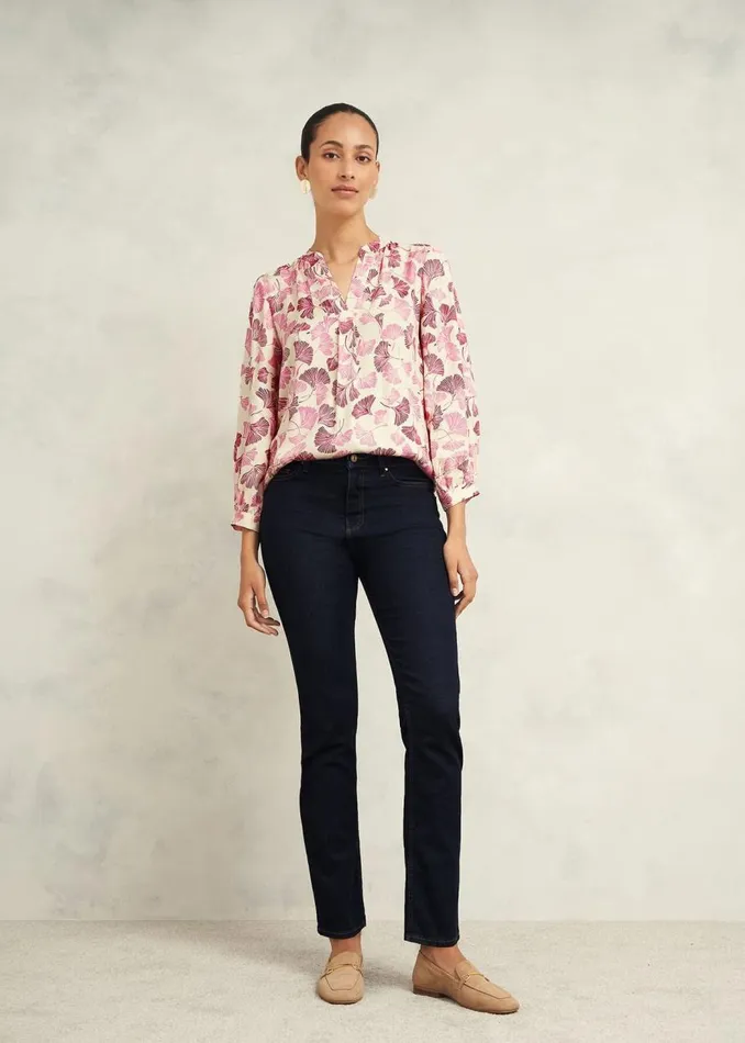Tops Women HOBBS Rachael Blouse Cream Multi