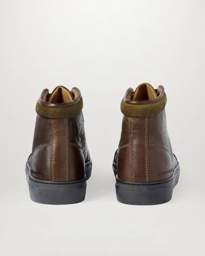 Trainers Men Belstaff Rally High Top Trainers Khaki Trainers Men Belstaff Rally High Top Trainers Khaki
