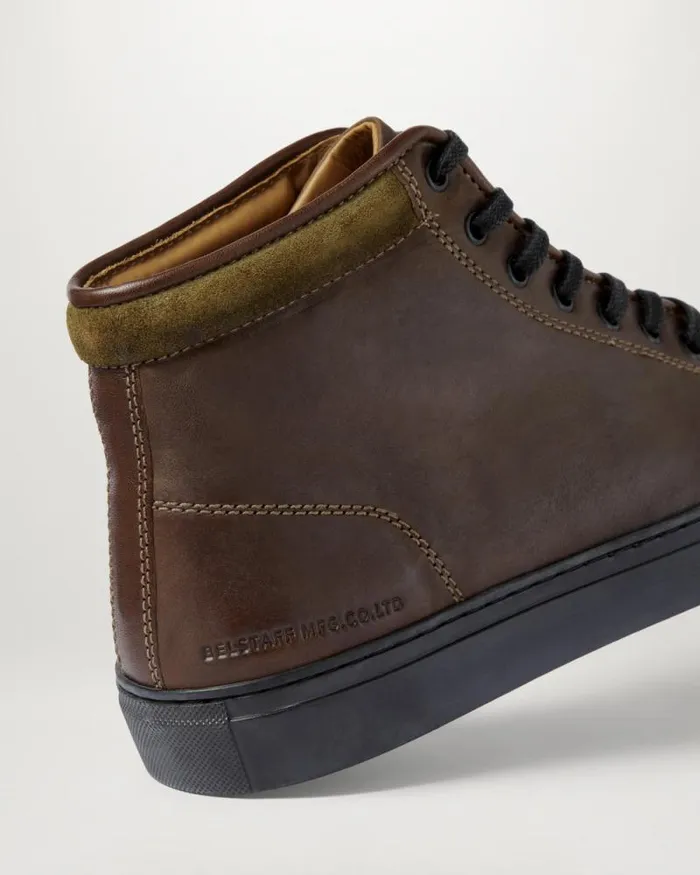 Trainers Men Belstaff Rally High Top Trainers Khaki Trainers Men Belstaff Rally High Top Trainers Khaki