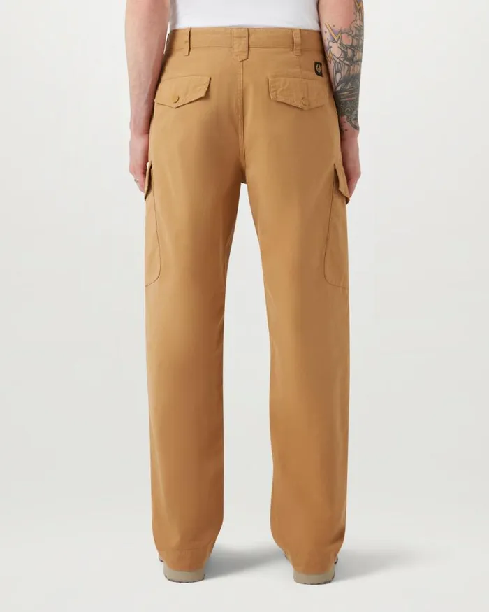 Trousers Men Belstaff Dispatch Cargo Trousers Glaze Yellow
