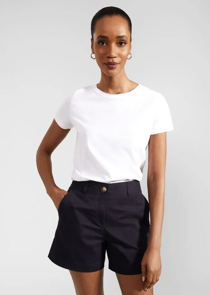 Trousers Women HOBBS Carla Shorts Navy