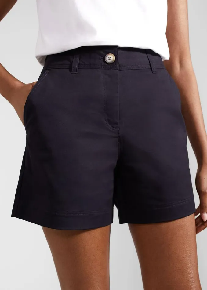 Trousers Women HOBBS Carla Shorts Navy