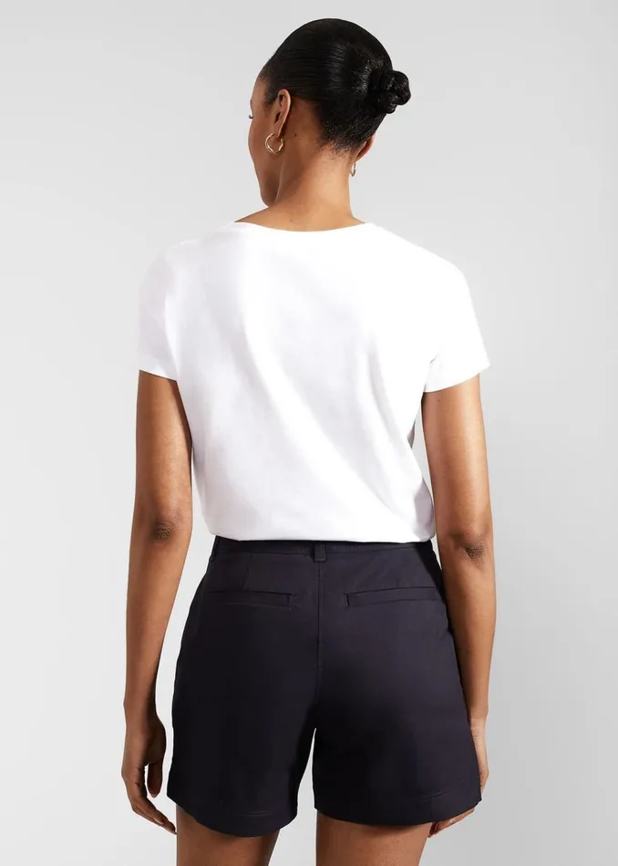 Trousers Women HOBBS Carla Shorts Navy