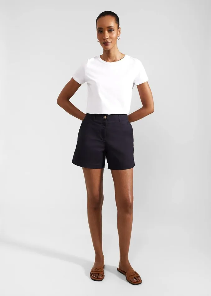Trousers Women HOBBS Carla Shorts Navy