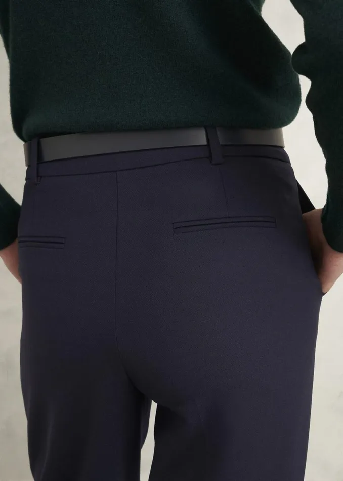 Trousers Women HOBBS Gerrie Straight Trousers Navy