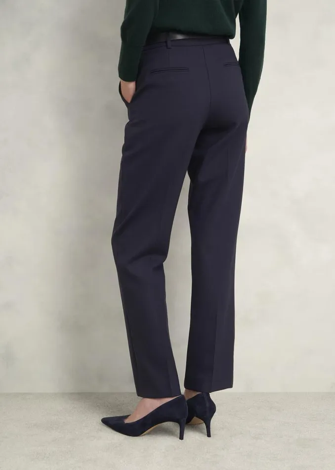 Trousers Women HOBBS Gerrie Straight Trousers Navy
