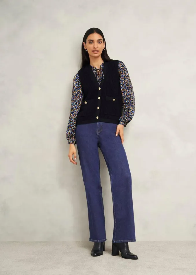 Trousers Women HOBBS Hadden Wide Jeans Indigo