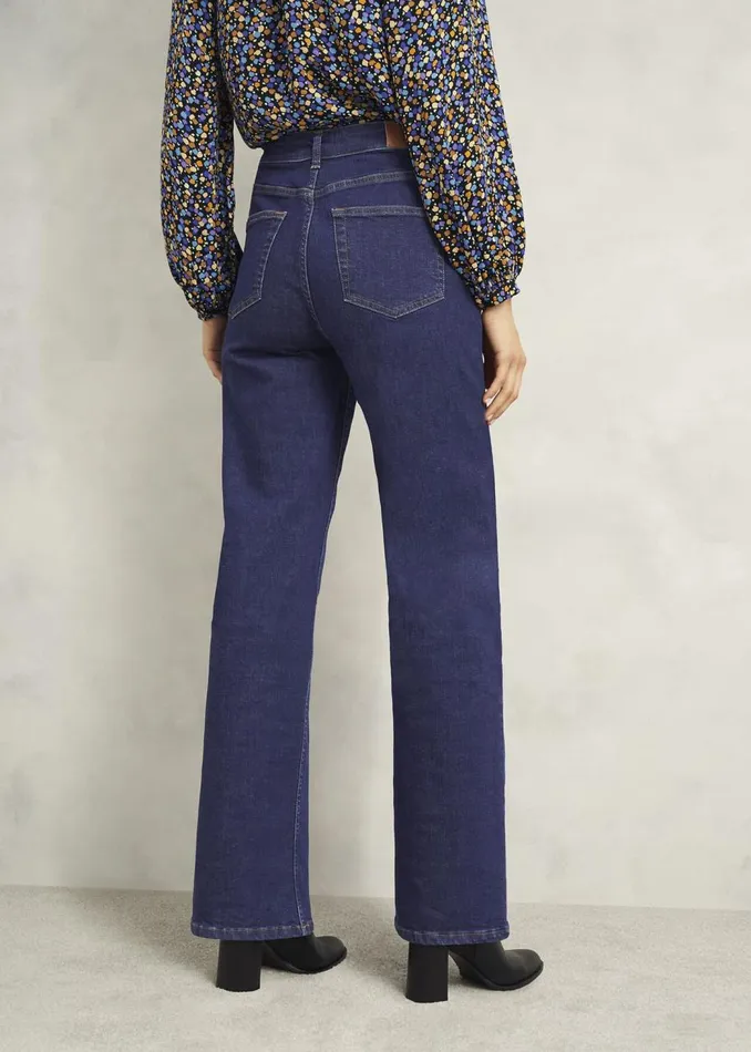 Trousers Women HOBBS Hadden Wide Jeans Indigo