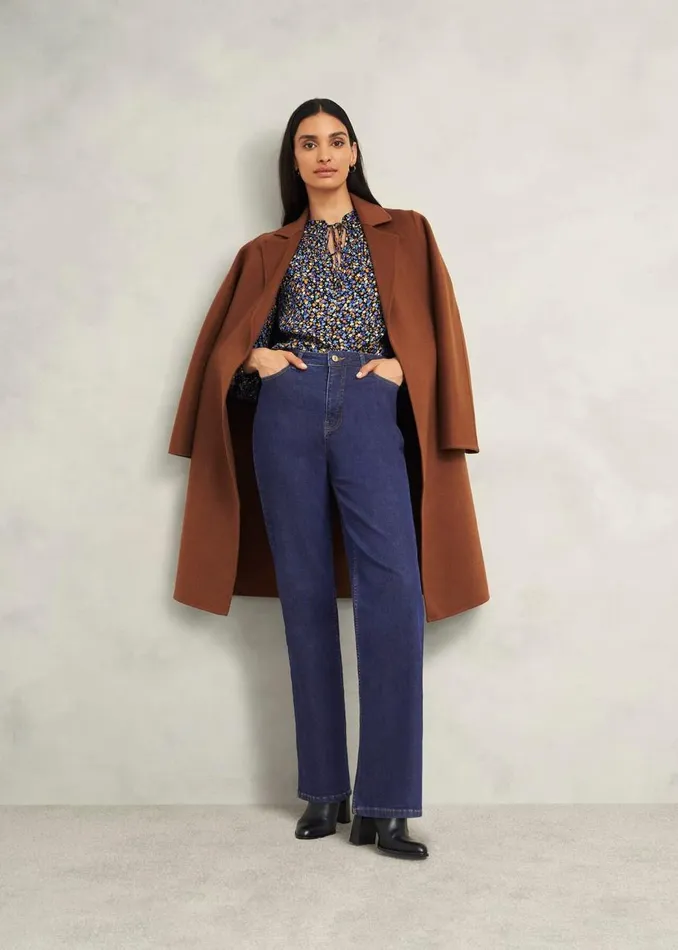 Trousers Women HOBBS Hadden Wide Jeans Indigo