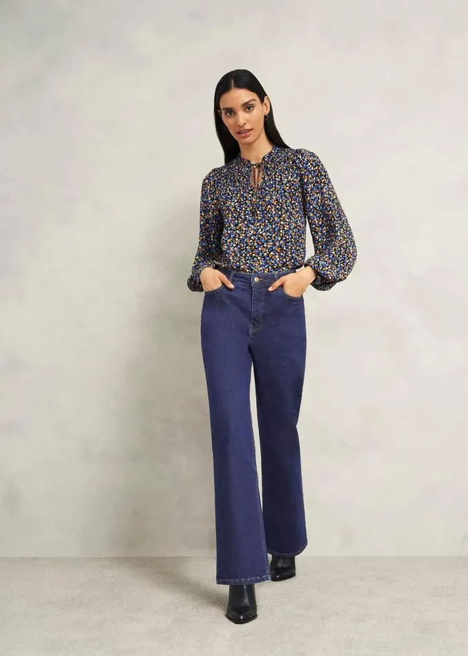Trousers Women HOBBS Hadden Wide Jeans Indigo