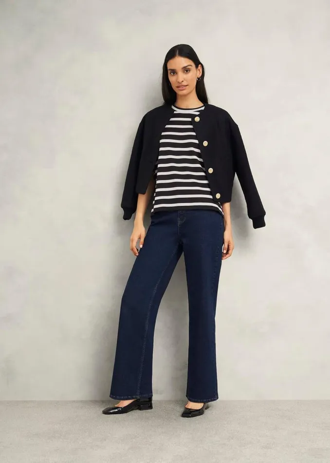 Trousers Women HOBBS Hadden Wide Jeans Indigo