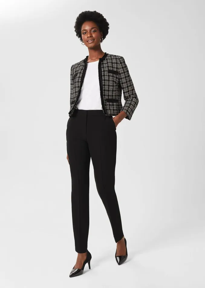 Trousers Women HOBBS Mel Tapered Trousers Black