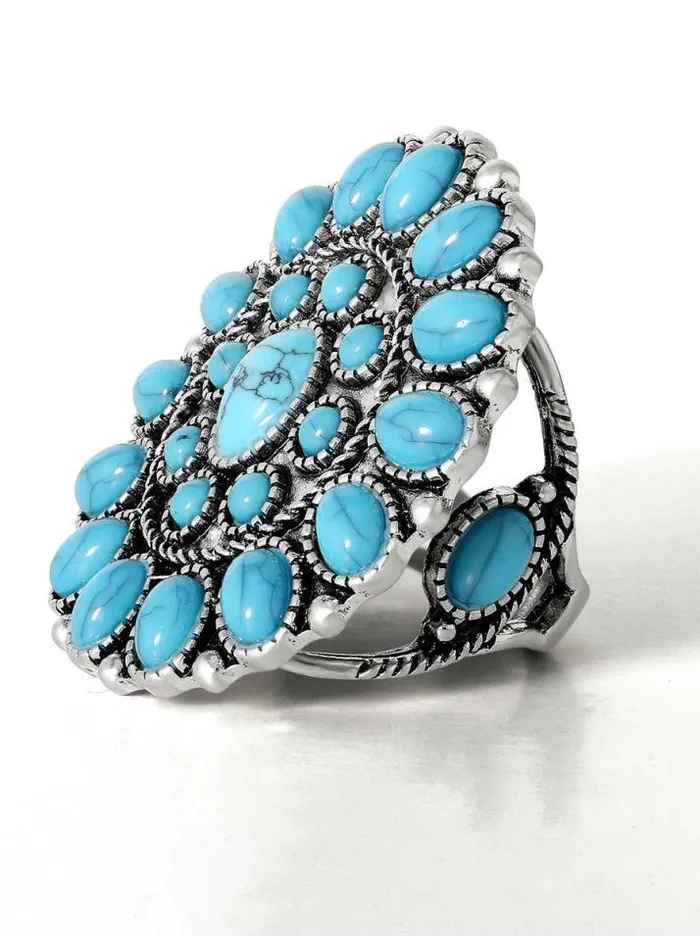 Turquoise Collection Accessories Jessica Simpson Turquoise Stone Ring