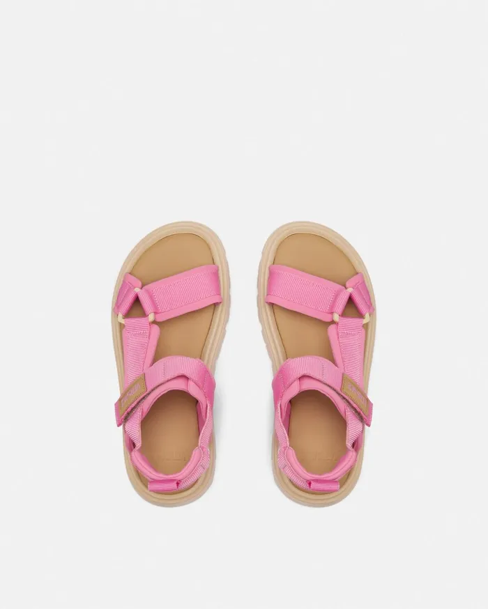Versace Bags and Accessories Kids Logo Sandals Pink