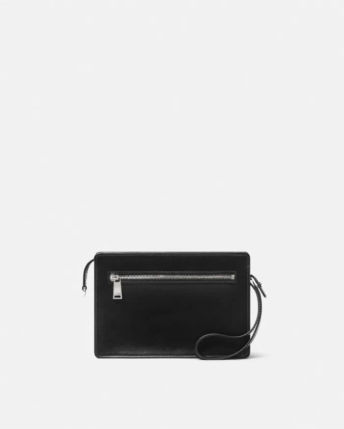 Versace Crossbody and Messengers Men Cargo Pouch Blacksilver