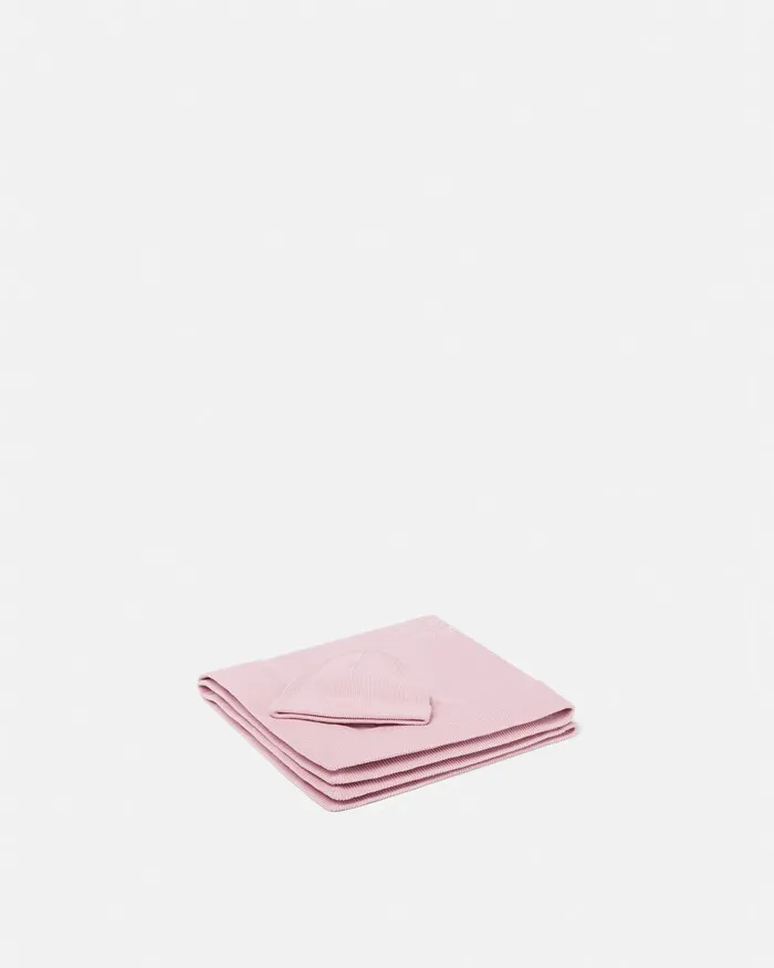 Versace Gift Sets Kids Medusa Baby Blanket Set Light Pink