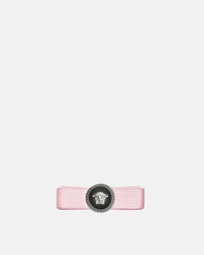 Versace Hair Accessories Women Gianni Ribbon Hair Clip Light Pink