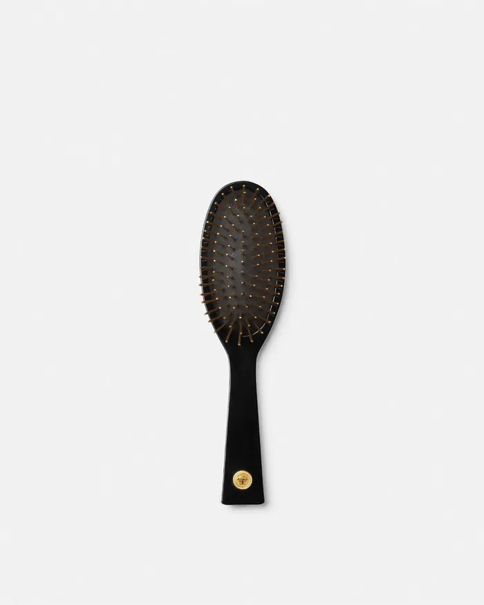 Versace Hair Accessories Women Medusa 03995 Hair Brush Black