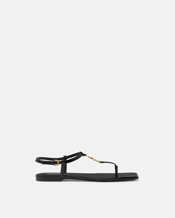 Versace Medusa 03995 Women Medusa 03995 Flat Sandals Blackgold