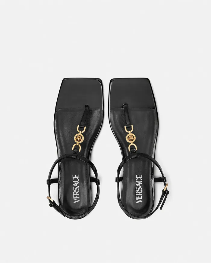 Versace Medusa 03995 Women Medusa 03995 Flat Sandals Blackgold