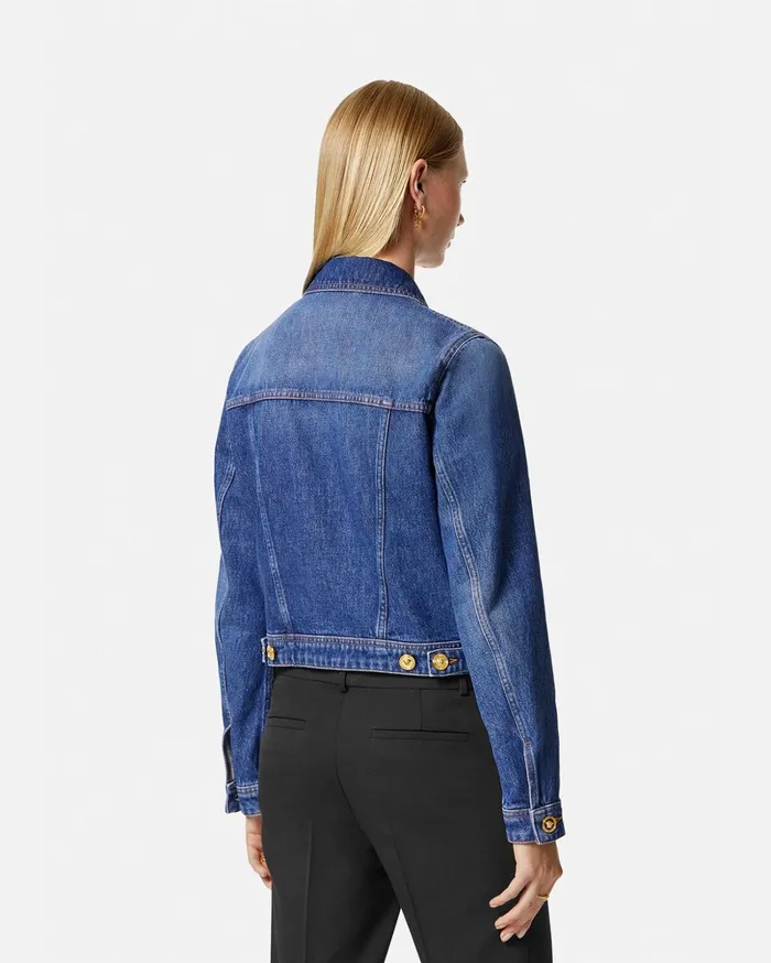 Versace Outerwear and Coats Women Denim Jacket Blue