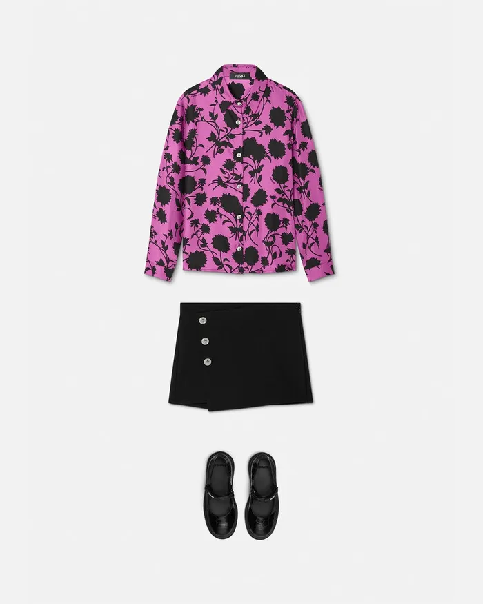 Versace Pants and Skirts Kids Medusa Shorts Black