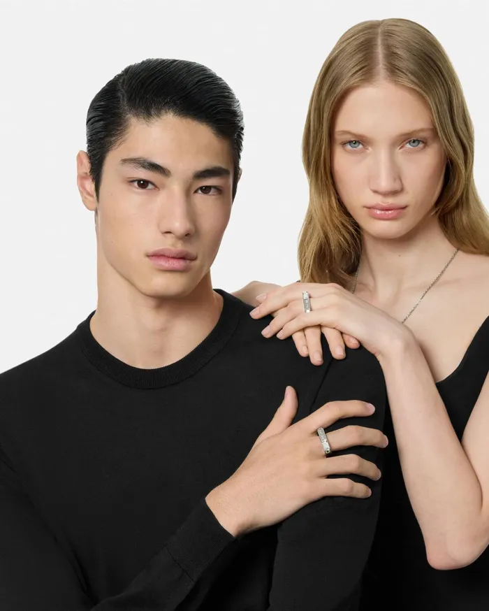 Versace Rings MenWomen Ring Silver