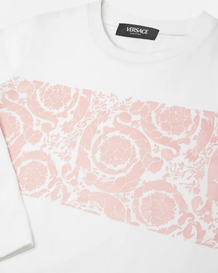 Versace Shirts and Tshirts Kids Barocco TShirt Light Pink