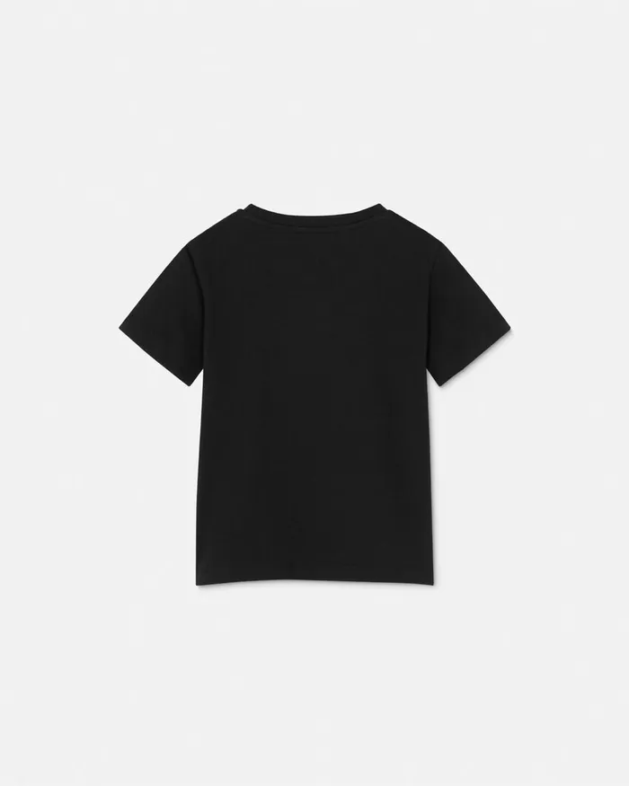 Versace Shirts and Tshirts Kids Crystal 03990s Vintage Logo TShirt Black