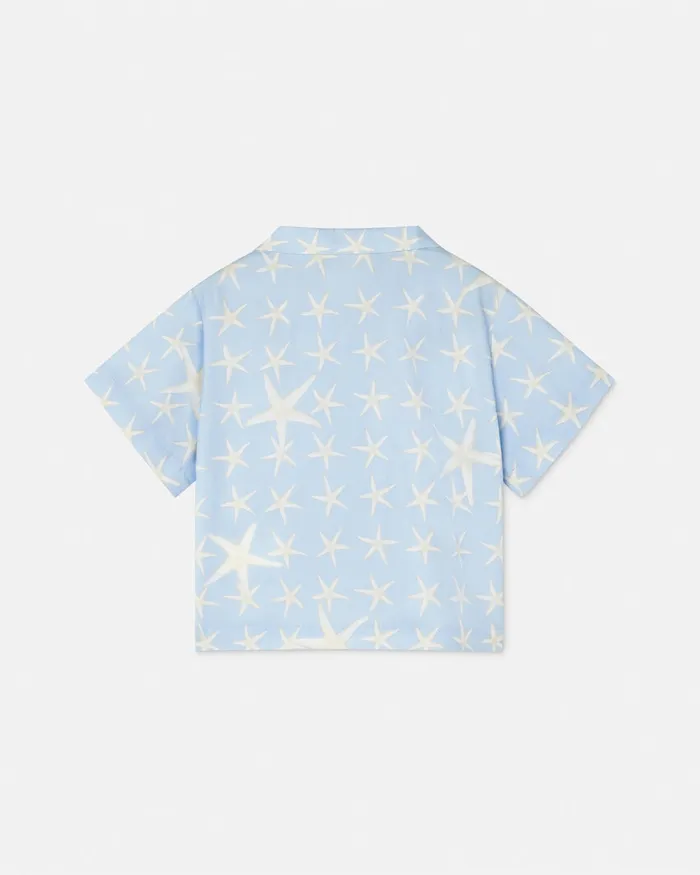 Versace Shirts and Tshirts Kids Stella Marina Baby Shirt Light Blue