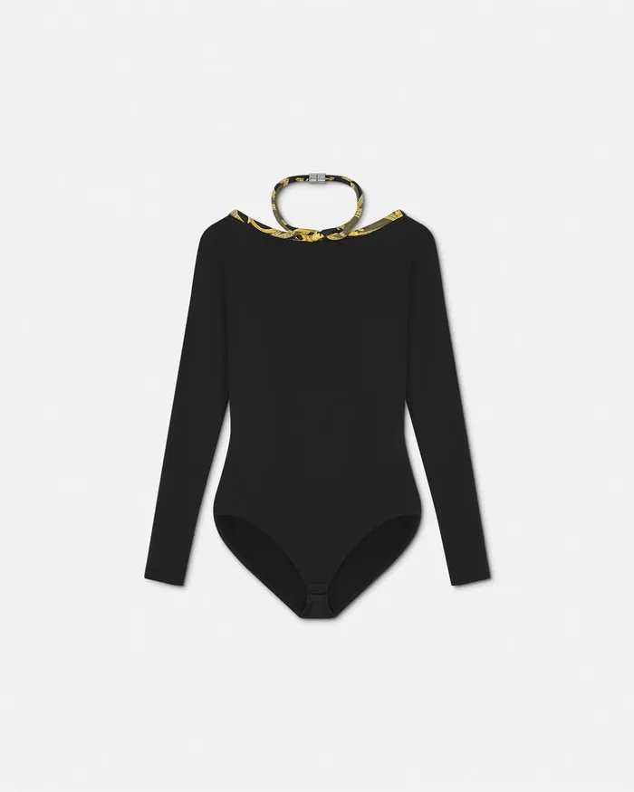 Versace Shirts and Tops Women La Coupe Des Dieux Bodysuit Black