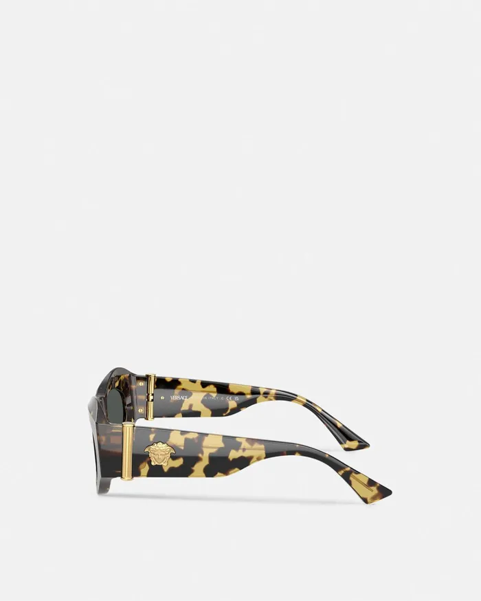 Versace Sunglasses Women Medusa Glam Sunglasses Havana