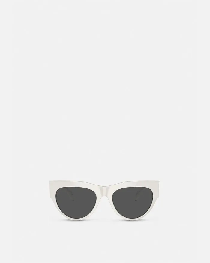 Versace Sunglasses Women Winged Medusa Sunglasses Havana