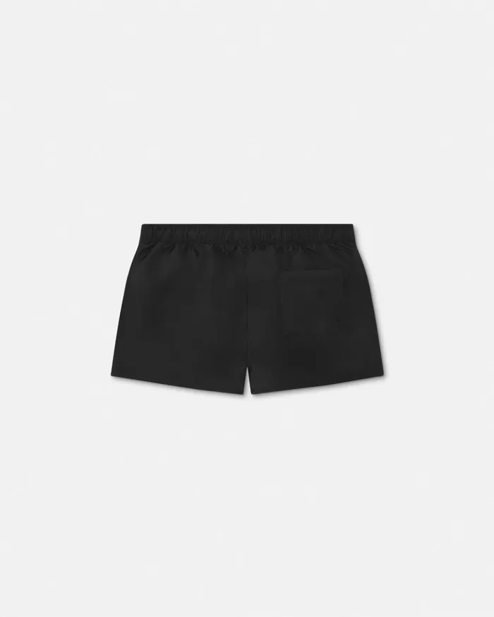 Versace Swimwear Men University Coral Swim Shorts Black