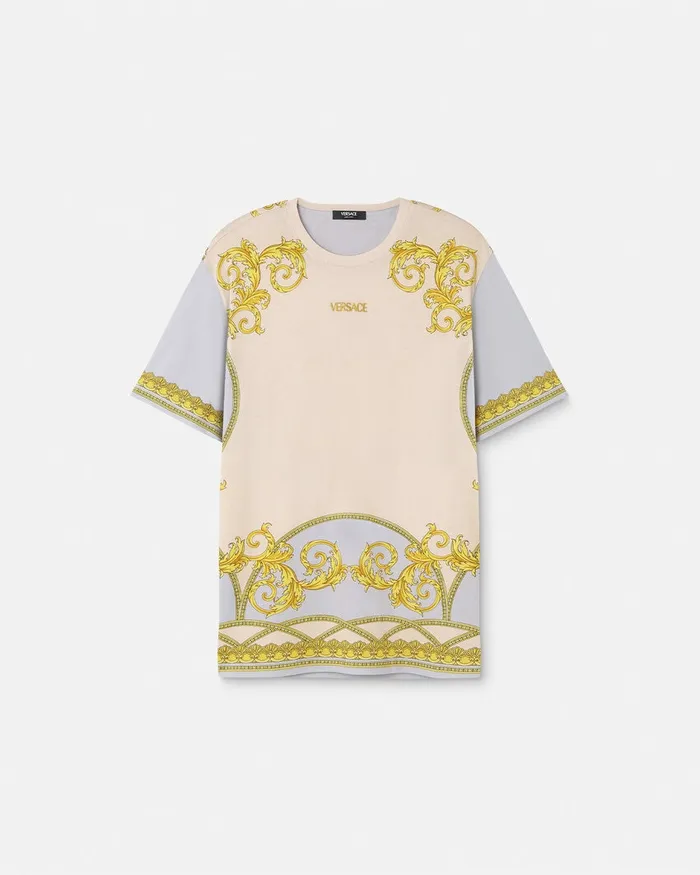 Versace TShirts and Polos Men La Coupe Des Dieux TShirt Grayprint