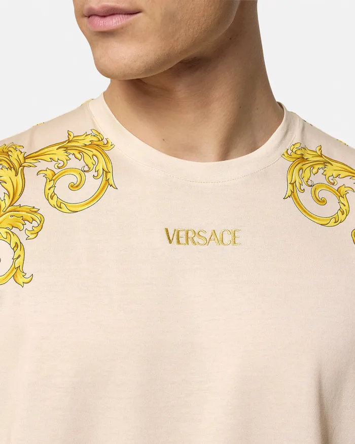 Versace TShirts and Polos Men La Coupe Des Dieux TShirt Grayprint
