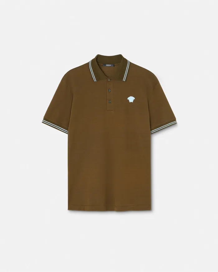 Versace TShirts and Polos Men Medusa Polo Shirt Green