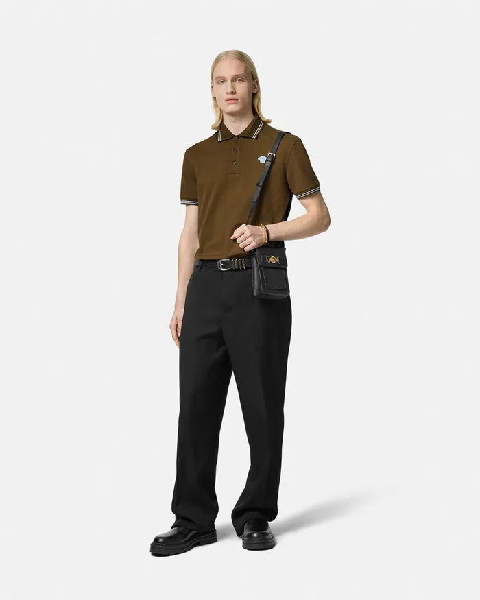 Versace TShirts and Polos Men Medusa Polo Shirt Green