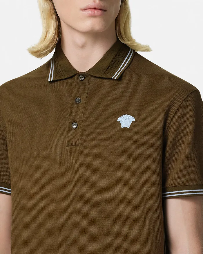 Versace TShirts and Polos Men Medusa Polo Shirt Green