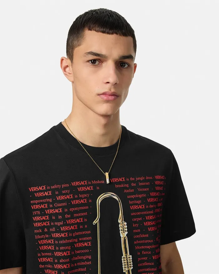 Versace TShirts and Polos Men TShirt Blackprint