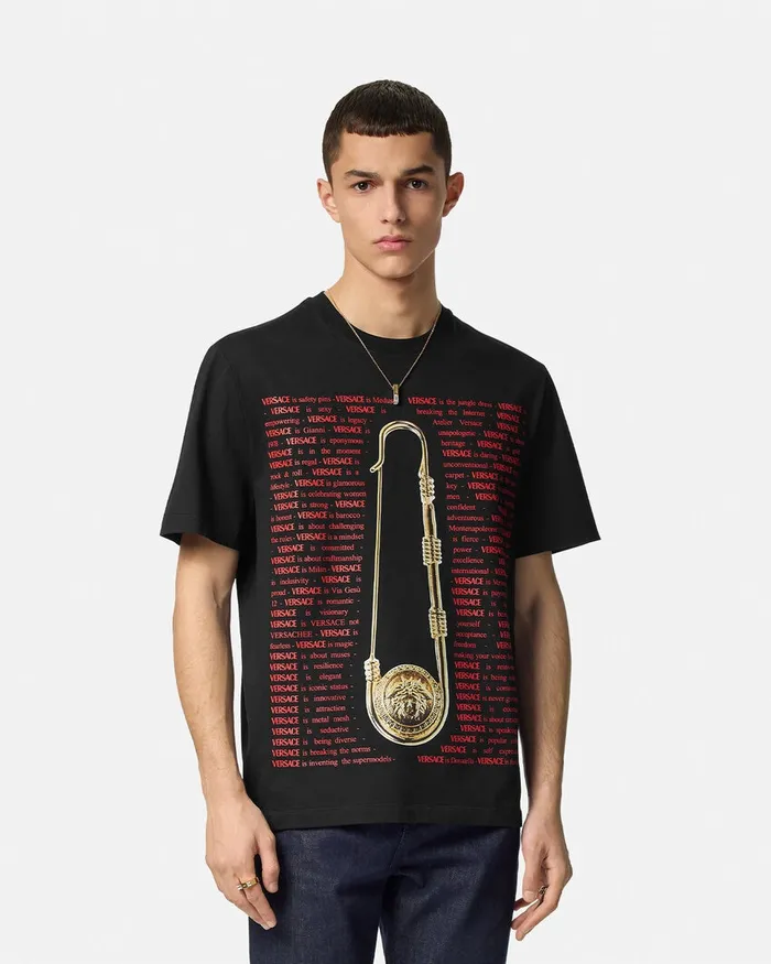 Versace TShirts and Polos Men TShirt Blackprint