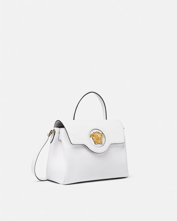 Versace Top Handle Women La Medusa Handbag White