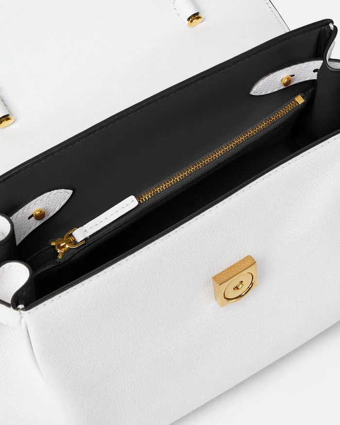 Versace Top Handle Women La Medusa Handbag White