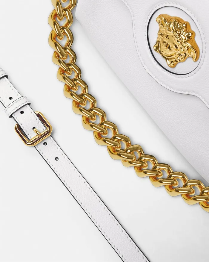 Versace Top Handle Women La Medusa Handbag White