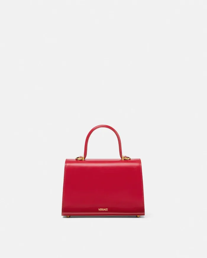 Versace Top Handle Women Medusa 03995 Small Handbag Red