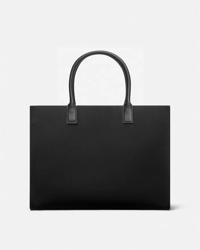 Versace Totes Women La Medusa Canvas Large Tote Bag Blackgold