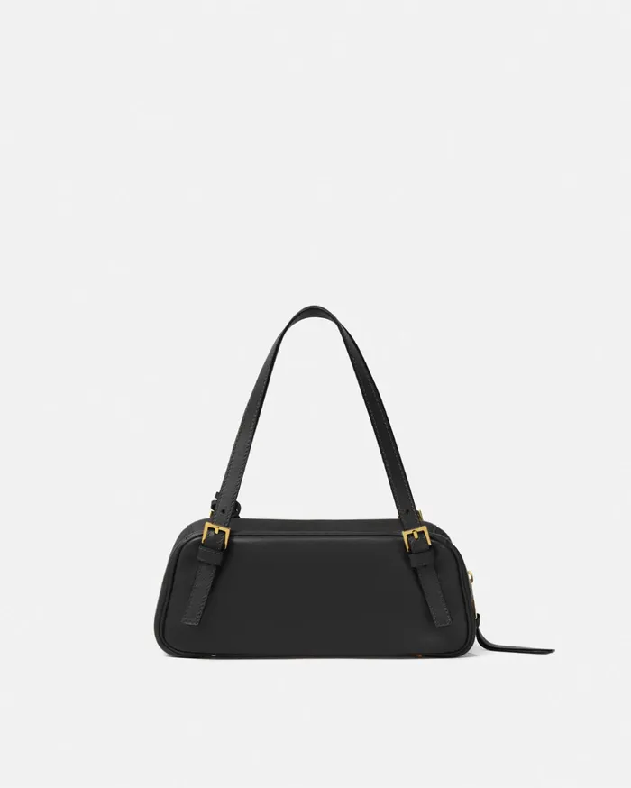 Versace Versace Tag WomenMen Tag Bowling Shoulder Bag Blackgold