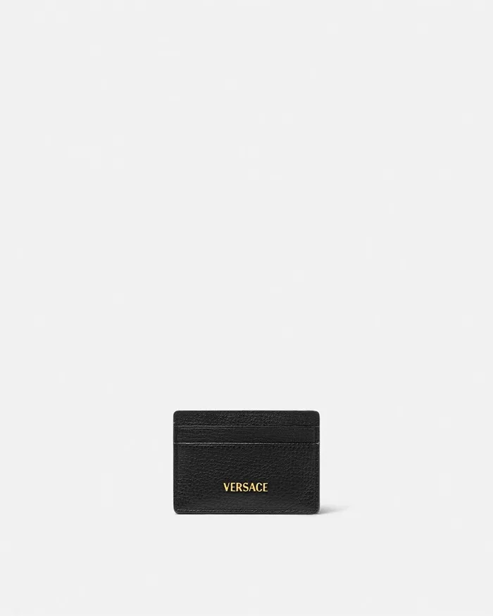 Versace Wallets Men Myth Cardholder Blackgold