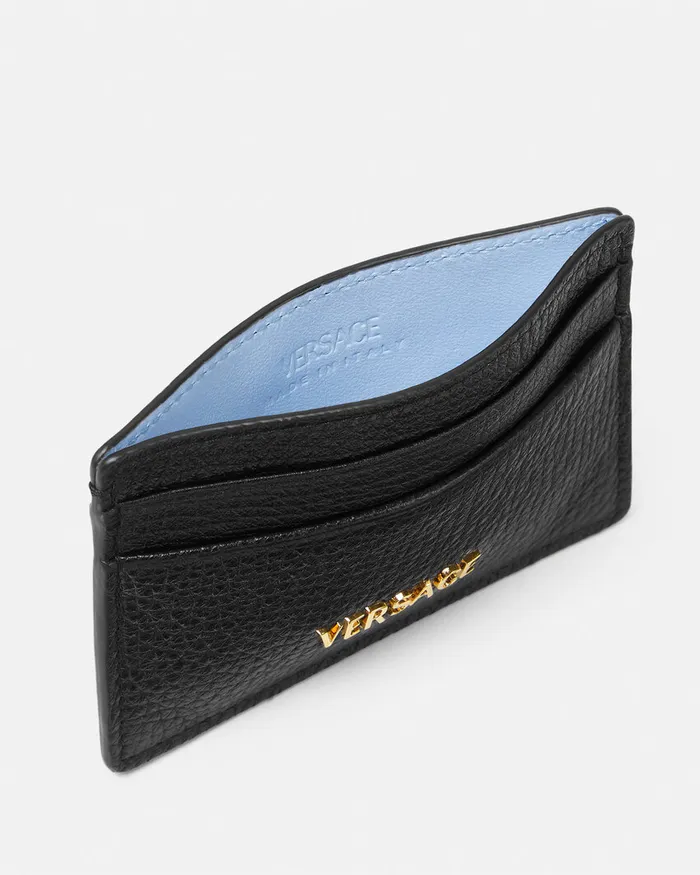 Versace Wallets Men Myth Cardholder Blackgold